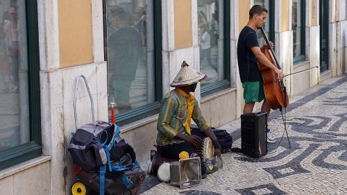 Gatvė, Atlikėjai, Lisbonas, Portugal
