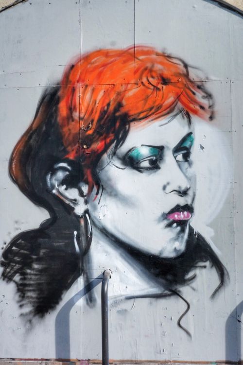 Gatvė, Menas, Grafiti, Moteris, Londonas