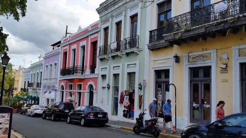 Gatvė,  Puerto Rico,  San Juanas,  Architektūra,  Istorinis,  Senas,  Miestas