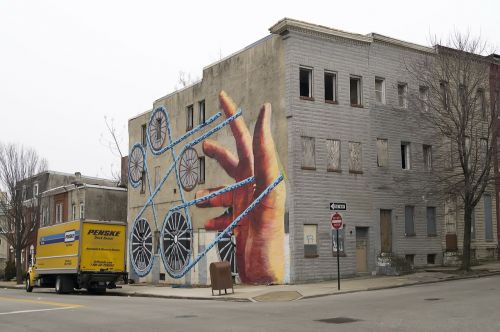 Gatvės Menas, Grafiti, Fjeras, Baltimore, Miestas, Miesto