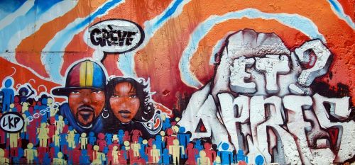 Gatvės Menas, Grafiti, Freskos