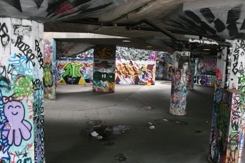 Southbank,  Londonas,  Uk,  Anglija,  Grafiti,  Gatvė,  Menas,  Purškiami Dažai,  Gatvės Menas Pietų Krante