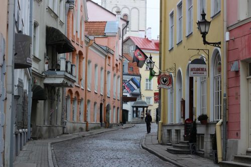 Senas Miestas & Nbsp,  Tallinn,  Estonia,  Gatvė,  Graži,  Pastatai,  Senamiesčio Gatvė Tallinn Estonia