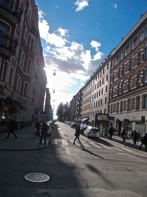 Gatvės Gyvenimas, Fasadas, Södermalm, Stockholm