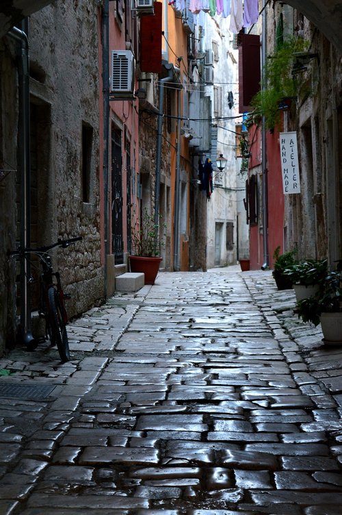 Gatvės,  Architektūra,  Italija,  Tamsiai Takas,  Townhouses,  Seni Namai