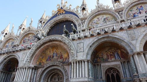 Struktūra,  Katedra,  Religija,  Kelionė,  Metai,  G Marco Katedra,  Venecija,  Italija,  Bazilika Di San Marco