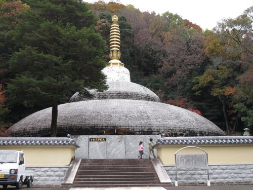 Stupa, Šventykla, Japonija