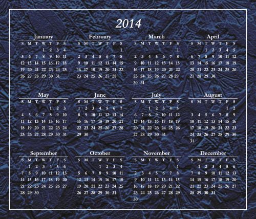 2014,  Kalendorius,  Planuotojas,  Metai,  Mėnuo,  Mėnesių,  Šablonas,  Stilizuotas,  Planą,  Planavimas,  Planavimas & Nbsp,  Į Priekį,  Profesionalus,  Biuras,  Mėlynas,  Kontrastas,  Tekstūra,  Stilizuotas 2014 Kalendorius