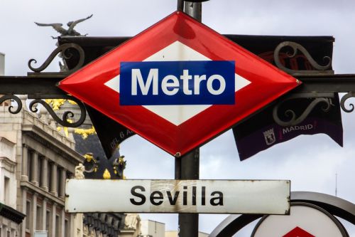 Metro, Madride, Ispanija, Ženklas, Metro, Europa, Gabenimas, Transportas, Sostinė