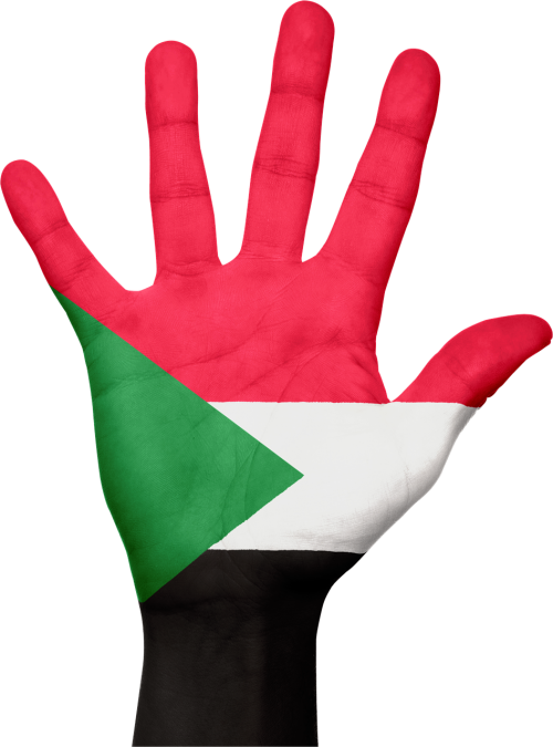 Sudanas, Vėliava, Ranka, Simbolis, Nacionalinis, Ženklas, Patriotinis, Patriotizmas, Afrika
