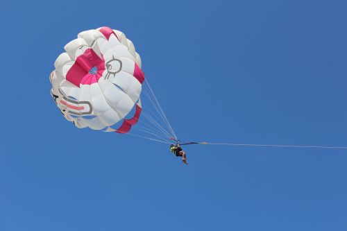 Vasara, Parašiutas, Parasailing, Dangus, Skrydis, Aukštis, Ekstremalios