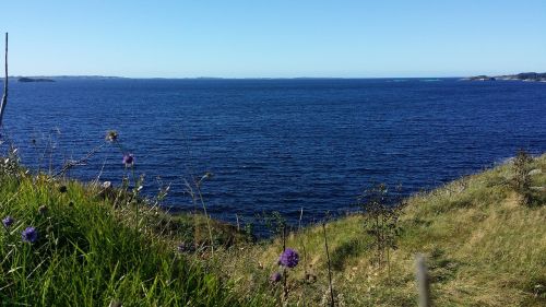 Vasara, Jūra, Norvegija, Mėlynas Dangus