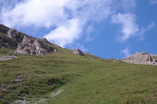 Viršūnių Susitikimas, Kirsti, Baseinų Viršus, Kalnas, Allgäu Alpės, Pieva