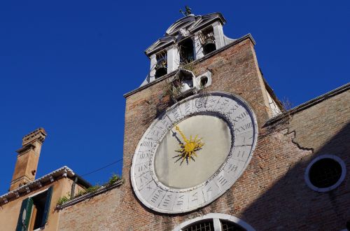 Saulės Laikrodis,  Venecija,  Laikas,  Senas Laikrodis,  24 Valandos