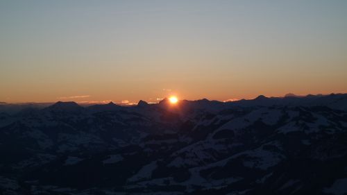 Saulėtekis, High Salve Austria, Ryto Nuotaika Daugiausia Kalnų