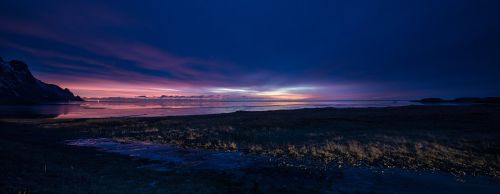 Saulėtekis, Iceland, Dangus, Kraštovaizdis, Icelandic, Panorama