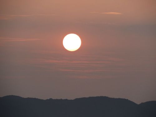 Saulėtekis, Rytas, Kraštovaizdis, Kalnai, Karwar, Indija