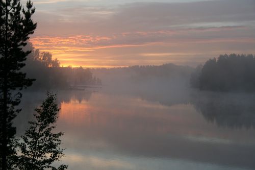 Saulėtekis, Gamta, Finland, Ežeras, Vasara