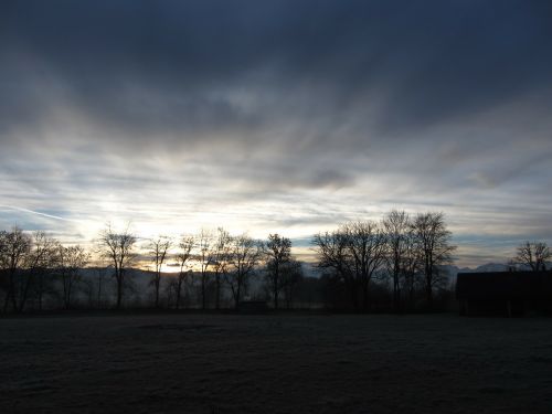 Saulėtekis, Alpių, Debesys, Dangus, Vaizdas