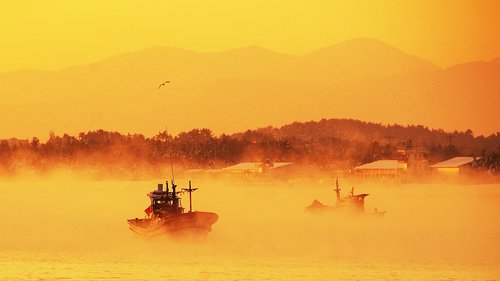 Sunrise,  Dawn,  Saulės Mu,  Gangneung,  Tarp Tianjin Oro Uoste,  Žvejys,  Šis Tipas,  Rūkas