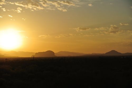 Saulėtekis,  Arizona,  Dykuma,  Kraštovaizdis,  Gamta,  Saulėtekis 6-24-12 S