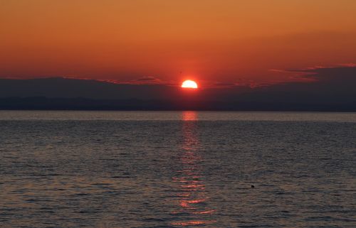 Saulėtekis,  Rytas,  Morgenstimmung,  Siluetas,  Nuotaika,  Veidrodis,  Ežeras,  Ežero Konstanta,  Romanshorn