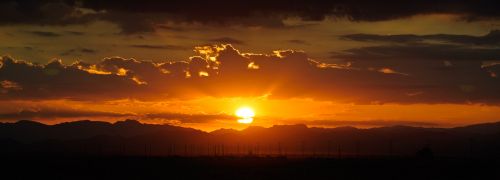 Saulėtekis,  Gamta,  Dykuma,  Kraštovaizdis,  Kalnai,  Arizona,  Saulėtekio Panorama 7-17-12