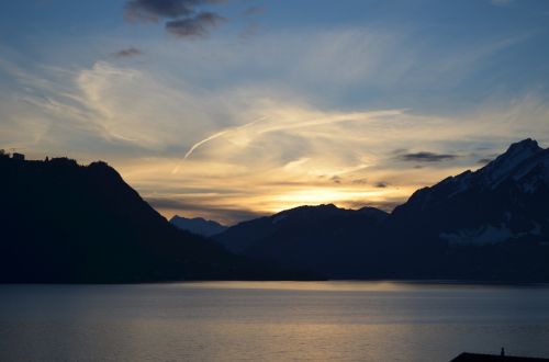 Saulėlydis, Kalnai, Šveicarija