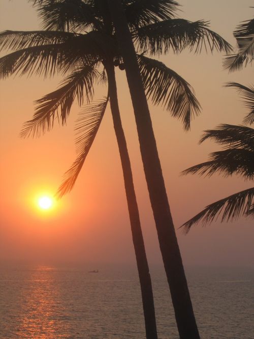 Saulėlydis, Indija, Goa