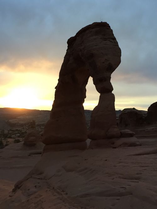 Saulėlydis, Moab, Dykuma