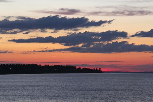 Saulėlydis, Vandenynas, Debesys, Jūra, Vanduo, Dangus, Dusk, Vakaras