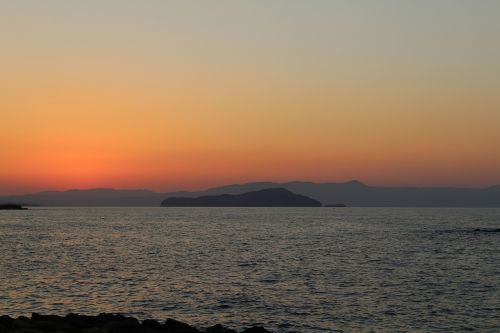 Saulėlydis, Kraštovaizdis, Crete, Chania