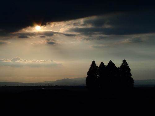 Saulėlydis, Šviesa, Dangus, Japonija, Kumamoto