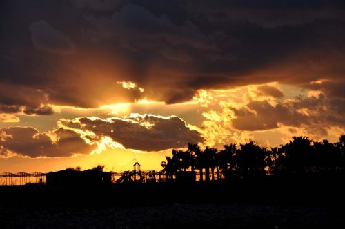 Saulėlydis, Dangus, Abendstimmung