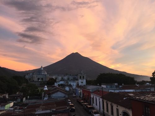 Saulėlydis, Gvatemala, Vulkanas