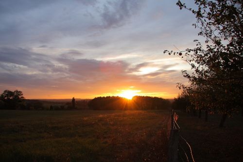 Saulėlydis, France, Nemokama Nuotrauka, Kraštovaizdis, Gamta