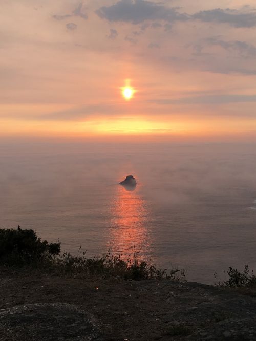 Saulėlydis, Ispanija, Finisterre, Fisterra