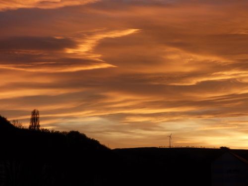 Saulėlydis, Dangus, Abendstimmung