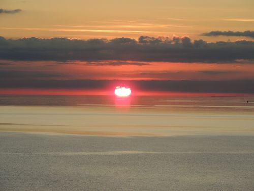 Saulėlydis, Jūra, Trieste, Italy
