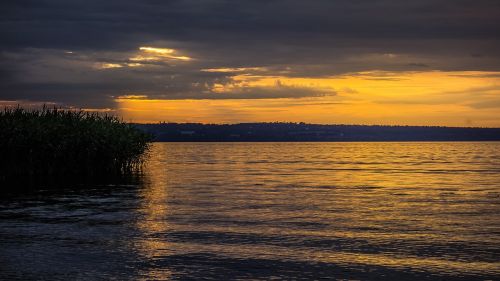 Saulėlydis,  Vanduo,  Aušra,  Gamta,  Panoraminis,  Be Honoraro Mokesčio