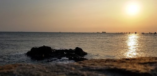 Sunset,   Water,   Dawn,   Sea,   Dusk,   Ocean,   Vung Tau,   Vietnam