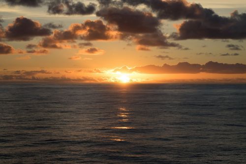 Saulėlydis, Jūra, Vandenynas