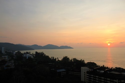 Saulėlydžio,  Penang,  Ferringhi Akmuo,  Pajūrio,  Seaview