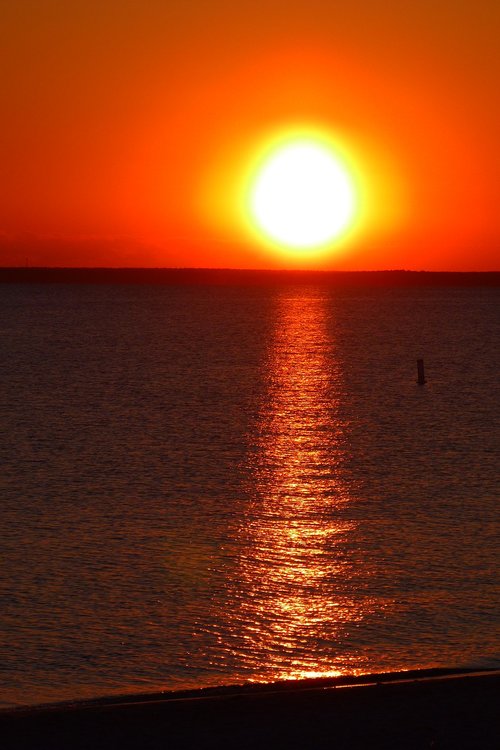 Saulėlydžio,  Jūra,  Cape Cod,  Atspindys
