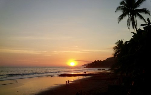 Saulėlydžio,  Papludimys,  Nikaragva