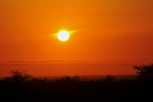 Saulėlydis, Dangus, Saulė, Vakaras, Švytėjimas, Oranžinė, Peizažas, Vaizdingas, Kaimas, Dusk