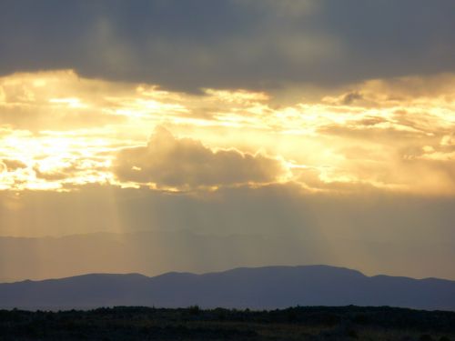 Saulėlydis, Abendstimmung, Ežeras Titicaca, Peru, Dangus, Debesys