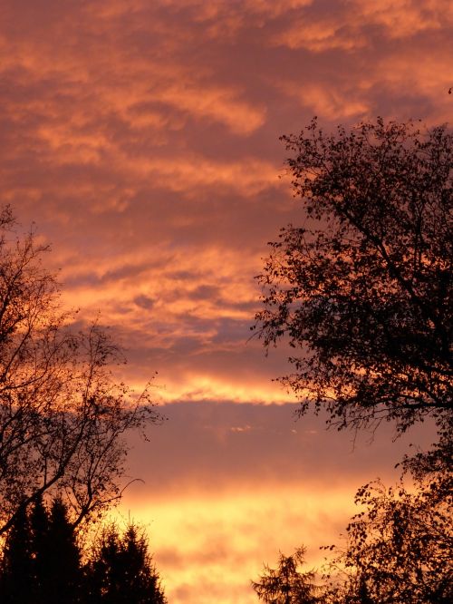 Saulėlydis, Dangus, Dusk, Vakarinis Dangus