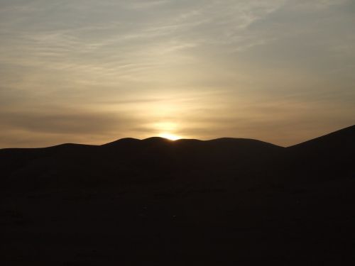Saulėlydis, Dykuma, Mongolija