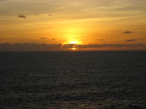 Saulėlydis, Vandenynas, Horizontas